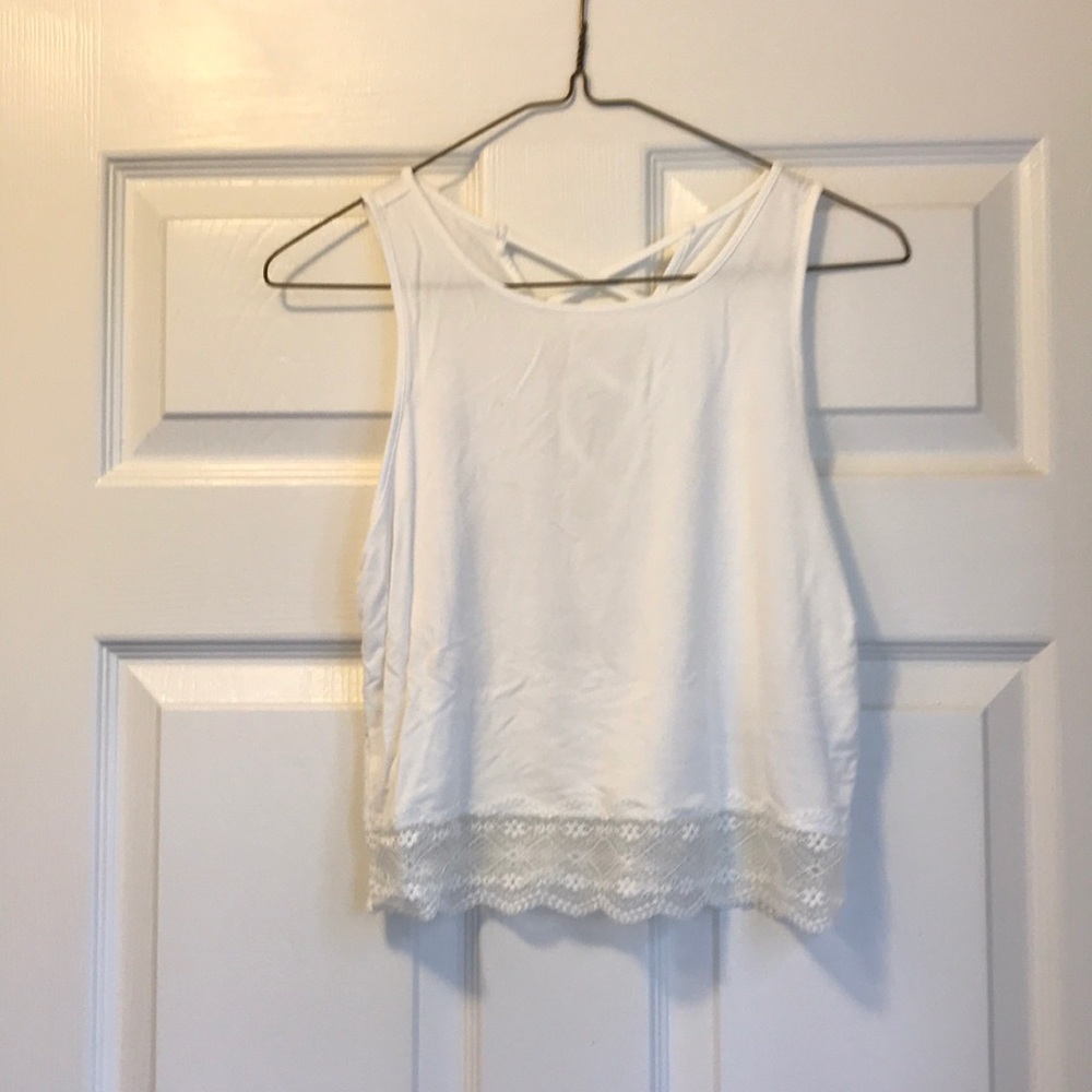 Off white tank
